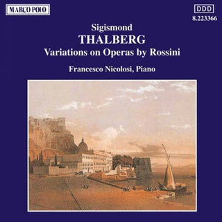 the album cover for Thalberg / Nicolosi - Variations On Rossini Operas