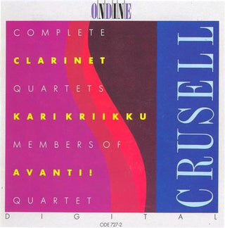 the album cover for Crusell / Krukku - Clarinet Quartets 1-3