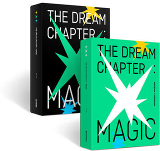 the album cover for TOMORROW X TOGETHER - The Dream Chapter: MAGIC [Arcadia Black Art]