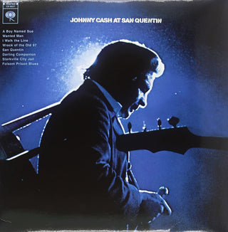 the album cover for Johnny Cash - At San Quentin