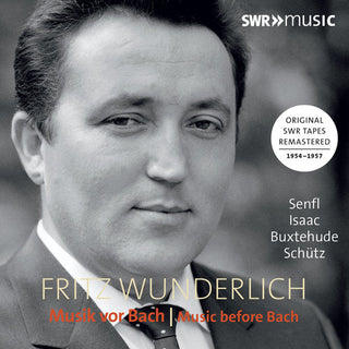 the album cover for Fritz Wunderlich - Musik Vor Bach