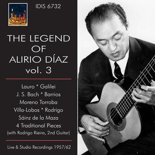 the album cover for Aguado / Diaz / Horestein - Legend of Alirio Diaz 3