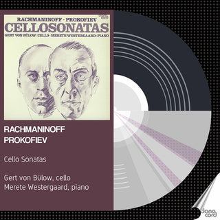 the album cover for Prokofiev / Bulow / Westergaard - Cello Sonatas