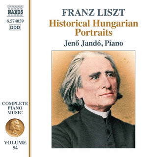 the album cover for Liszt / Jando - Complete Piano Music 54
