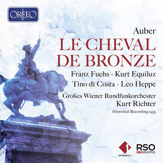 the album cover for Auber / Costa / Richter - Cheval de Bronze