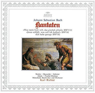 the album cover for Bach / Karl Richter - Bach: Cantatas BWV 111/81/82