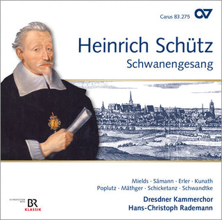 the album cover for Dresdner Kammerchor - Schwanengesang