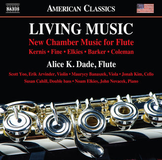 the album cover for Barker / Dade / Cahill - Living Music