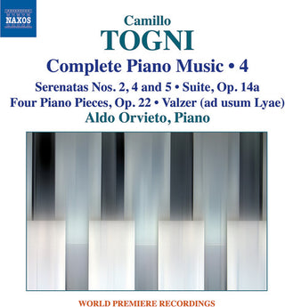 the album cover for Togni / Orvieto - Complete Piano Music 4