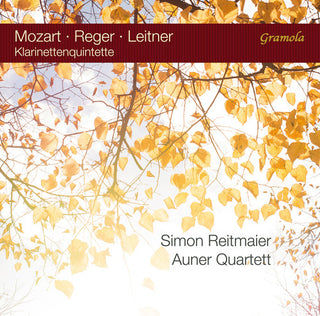 the album cover for Mozart / Reitmaier - Clarinet Quintets