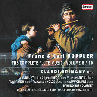 the album cover for Doppler / Arimany / Martinez - Complete Flute Music 6