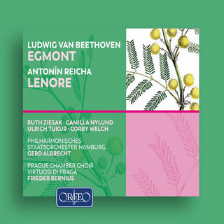 the album cover for Beethoven / Ziesak / Virtuo - Egmont / Lenore