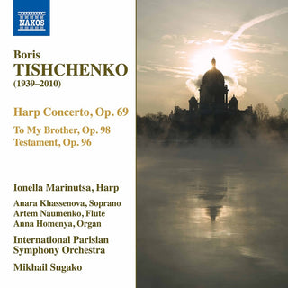 the album cover for Tishchenko / Sugako / Homenya - Complete Works for Harp