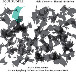 the album cover for Ruders - Viola Concerto & Handel Variations