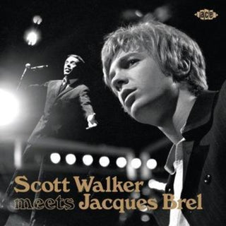 the album cover for Scott Walker / Brel,Jacques - Jacques Brel Meets Scott Walker