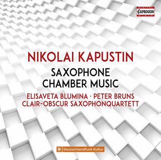 the album cover for Kapustin / Blumina / Wagner - Saxophone Chamber Music