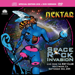 the album cover for Nektar - Space Rock Invasion [2CD/DVD]