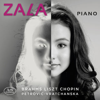 the album cover for Brahms / Zala - Piano