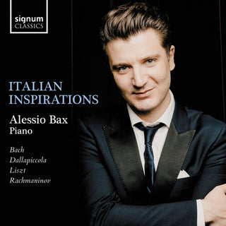 the album cover for Liszt / Bax - Italian Inspirations