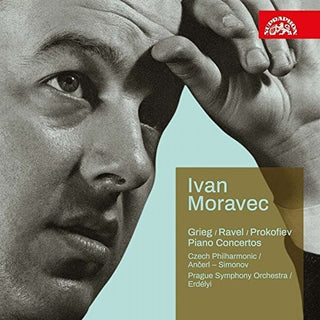 the album cover for Moravec / Grieg / Czech Philharmonic - Piano Concertos