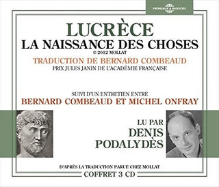 the album cover for Michel Onfray - Lucrece la Naissance Des Choses Suivi D'un