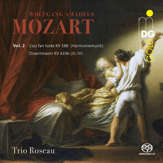 the album cover for Mozart / Trio Roseau - Divertimenti KV 439B 2
