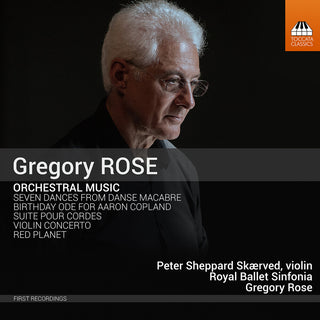 the album cover for Rose / Skaerved / Royal Ballet Sinfonia - Orchestral Music