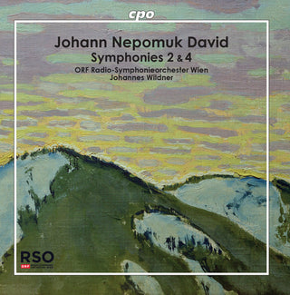 the album cover for David - Symphonies 2 & 4