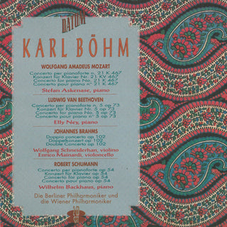 the album cover for Beethoven - Karl Bohm Conducts Mozart & Beethoven