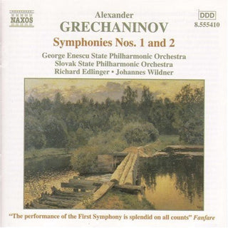 the album cover for Richard Edlinger - Symphonies 1 & 2