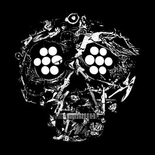 the album cover for Young Widows - Decayed: Ten Years of Cities Wounds Lightness Pain