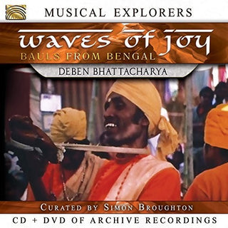 the album cover for Deben Bhattacharya - Waves of Joy / Bauls of Bengal