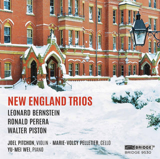 the album cover for Bernstein / Pitchon / Wei - New England Trios