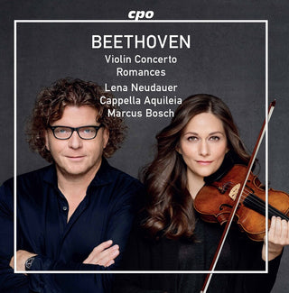 the album cover for Beethoven / Neudauer / Bosch - Violin Concerto / Romances