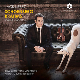 the album cover for Brahms / Bbc Symphony Orch / Gourlay - Violin Concertos