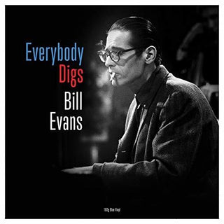 the album cover for Bill Evans - Everybody Digs (Blue) [Colored Vinyl] [180 Gram] (Uk)