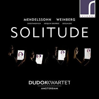 the album cover for Dudok Quartet Amsterdam - Solitude