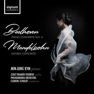 the album cover for Beethoven / Mendelssohn - Piano Concerto 4