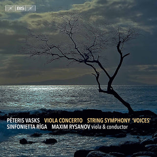 the album cover for Vasks / Rysanov / Sinfonietta Riga - Viola Concerto / String Symphon