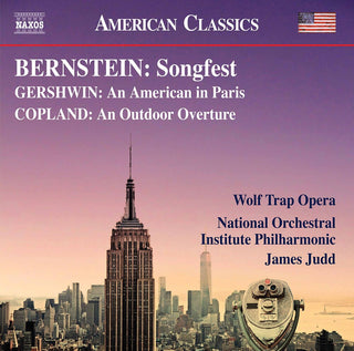 the album cover for Bernstein / Wolf Trap Opera - Songfest