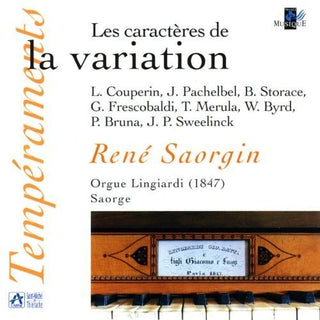 the album cover for Couperin / Pachelbel / Frescobaldi - Caracteres de la Variation