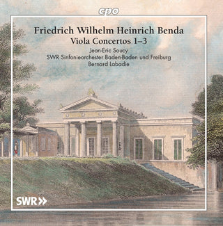 the album cover for Benda / Soucy - Viola Concertos