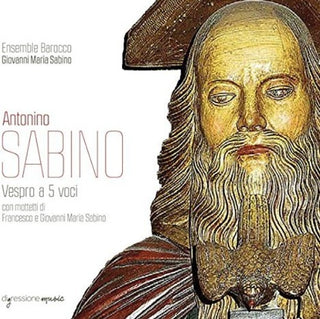 the album cover for Sabino - Vespro a 5 Voci