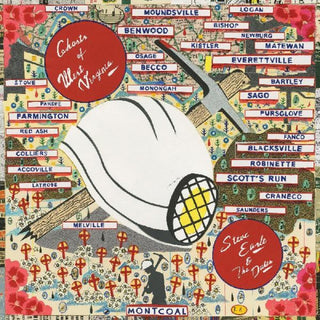 the album cover for Steve Earle & The Dukes - Ghosts Of West Virginia