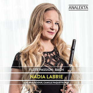 the album cover for J Bach S / Labrie / Paquette-Roy - Flute Passion