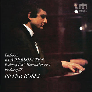 the album cover for Beethoven / Rosel - Klaviersonaten