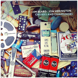 the album cover for Jim Beard / Herington,Jon - Chunks And Chairknobs