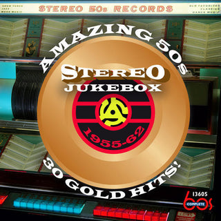 the album cover for Amazing 50s Stereo Jukebox / Various - Amazing 50s Stereo Jukebox (Various Artists)