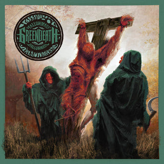 the album cover for Green Death - Hallowmass