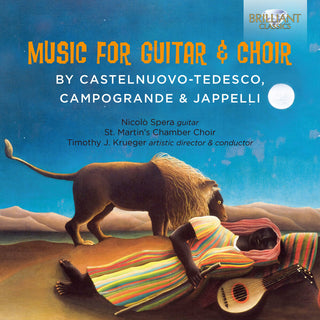 the album cover for Nicolò Spera - Music for Guitar & Choir